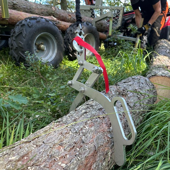 ATV-PRO Tømmerklo Med Håndtak Kraftig