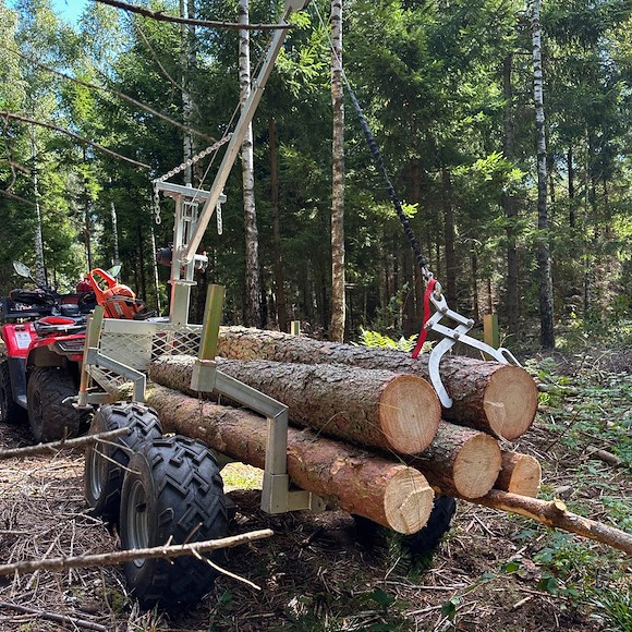 ATV-PRO Tømmerklo Med Håndtak Kraftig