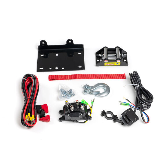 ROUGHWORX ATV Vinsj 12v 1136KG - 2500LBS Stålvaier