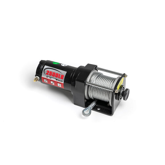 ROUGHWORX ATV Vinsj 12v 1136KG - 2500LBS Stålvaier