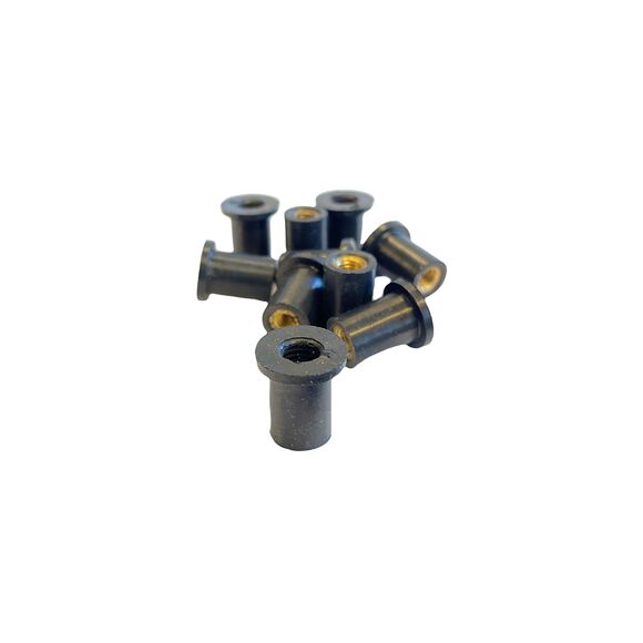 ATV LAB Mutter gummi utvidbar M4 10 st