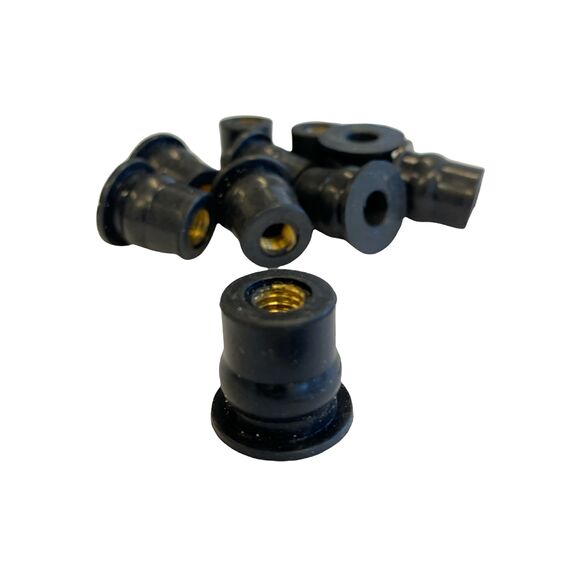 ATV LAB Mutter gummi utvidbar M6 10st