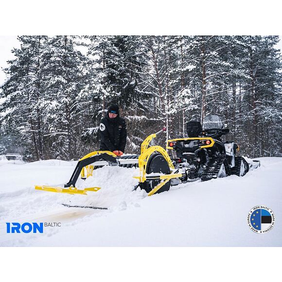 Iron Baltic (IB) ATV/UTV Snøruller med skatepute 145