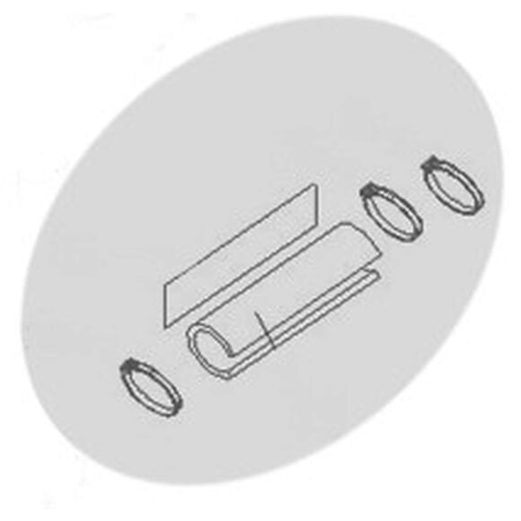 CF MOTO Eksosrør varmeskjold sett CF Moto/Goes