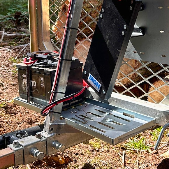 ATV-PRO Batteriholder for ATV tømmerhenger / lastevogn
