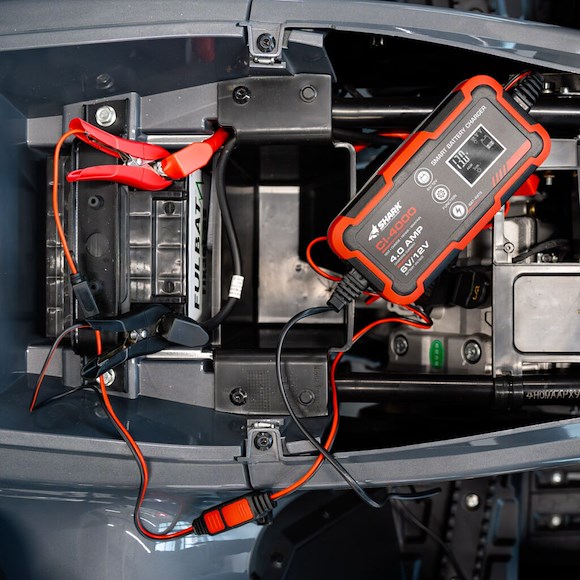 SHARK Batterilader ATV 6/12V 4A AGM/Bly/Litium IP65
