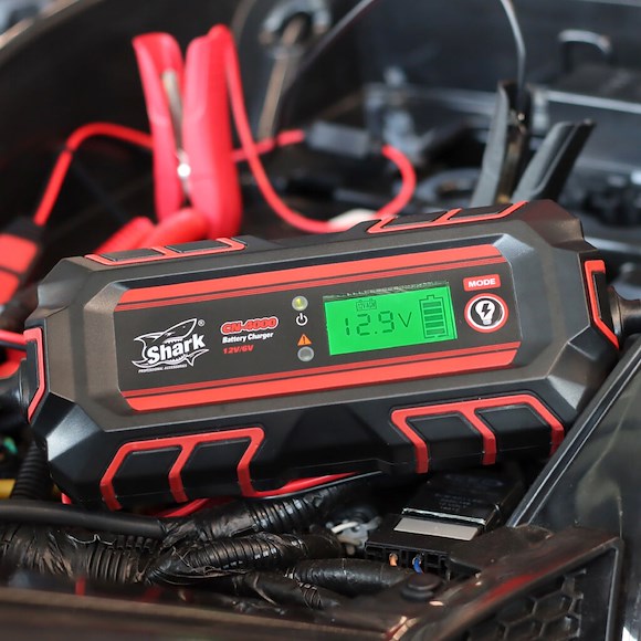 SHARK Batterilader ATV 6/12V 4A IP54