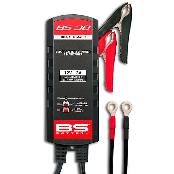 BS Batterier Batterilader BS30 12V 3A ATV, Moped & MC