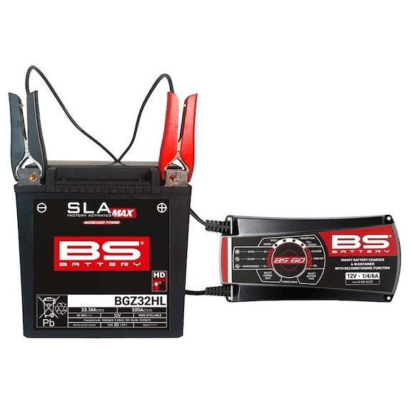 BS Batterier Batterilader BS60 12V 1/4/6A ATV, Moped & MC