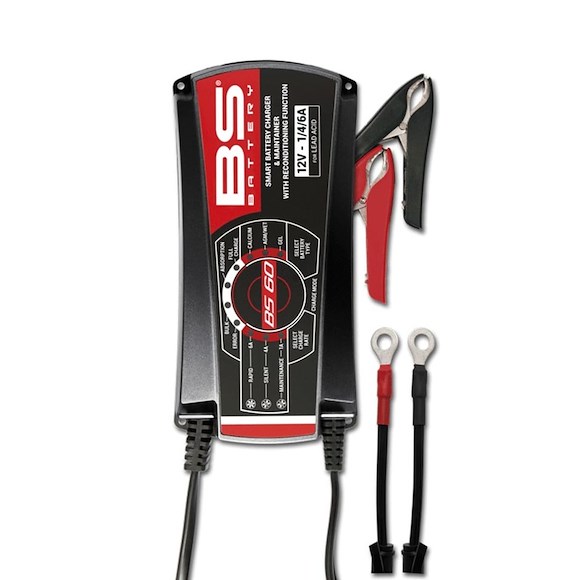 BS Batterier Batterilader BS60 12V 1/4/6A ATV, Moped & MC