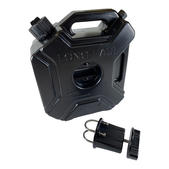 ATV LAB Bensinkanne med hurtigkobling, 5 liter, svart