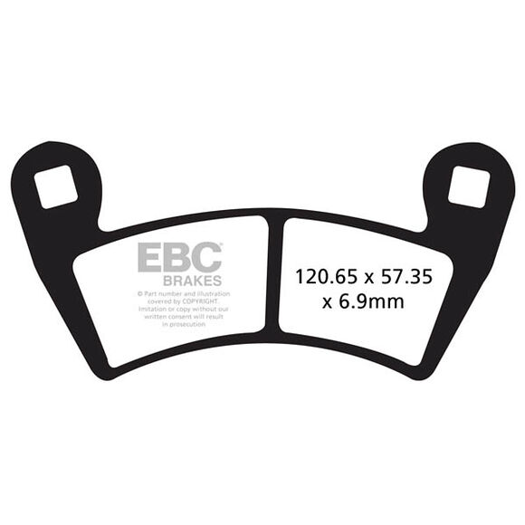 EBC Bremseklosser Sinter FA452R Brutus/General/Ranger/RZR