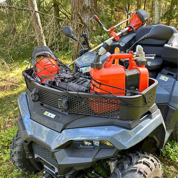 BRONCO Bagasjekurv Front til ATV