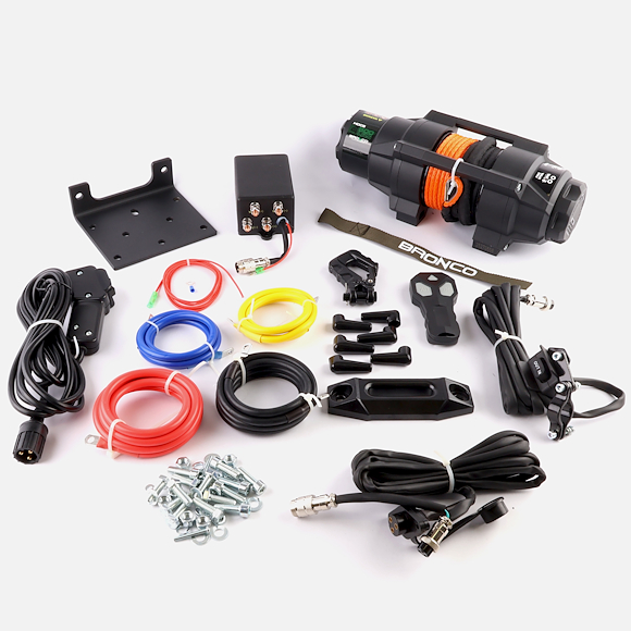 BRONCO Bronco UTV Vinsj 4500 HDCS - Heavy Duty Center Spool