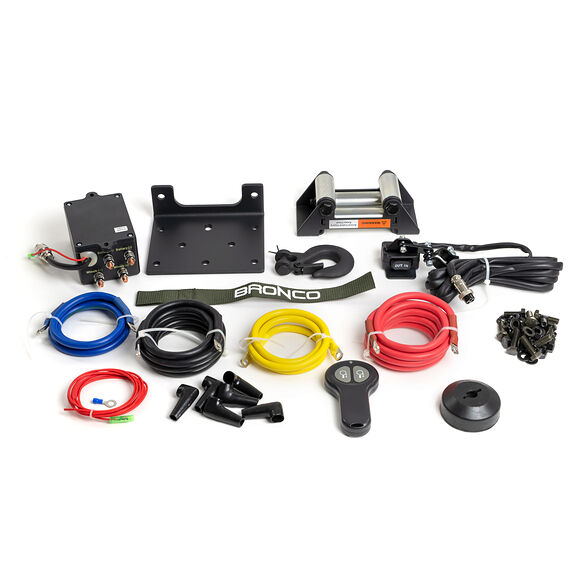 BRONCO Bronco Vinsj 3500 Generation II BLACK EDITION Syntetisk line