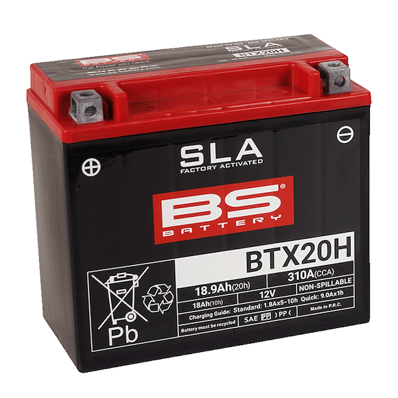 BS Batterier BS ATV Batteri BTX20 SLA 12V (YTX20)