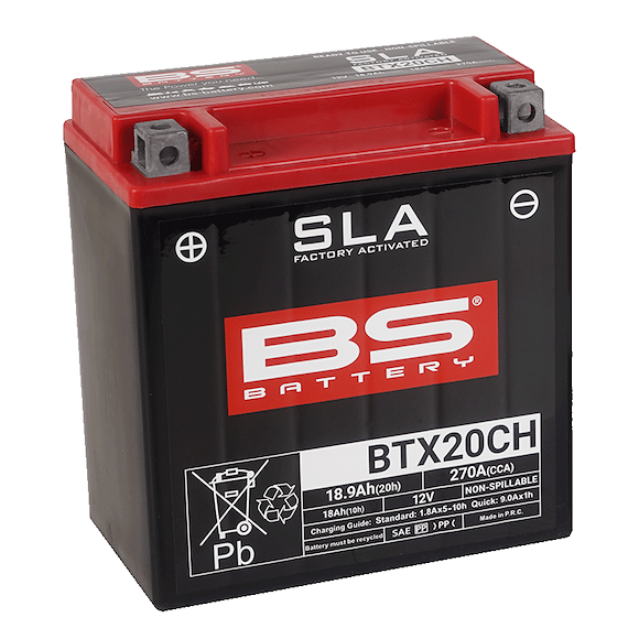 BS Batterier BS ATV Batteri BTX20CH SLA 12V (YTX20CH)