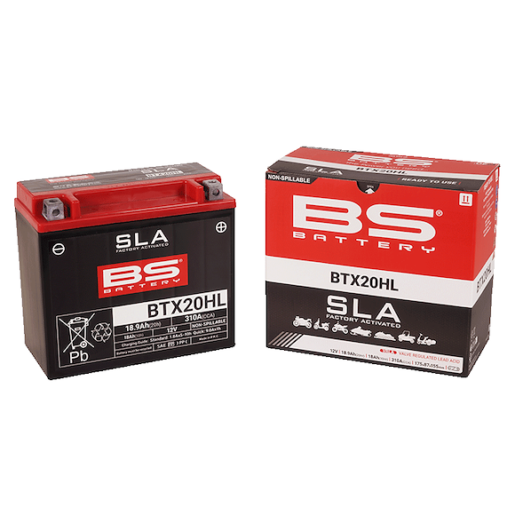 BS Batterier BS ATV Batteri BTX20HL SLA 12V (YTX20HL-BS)