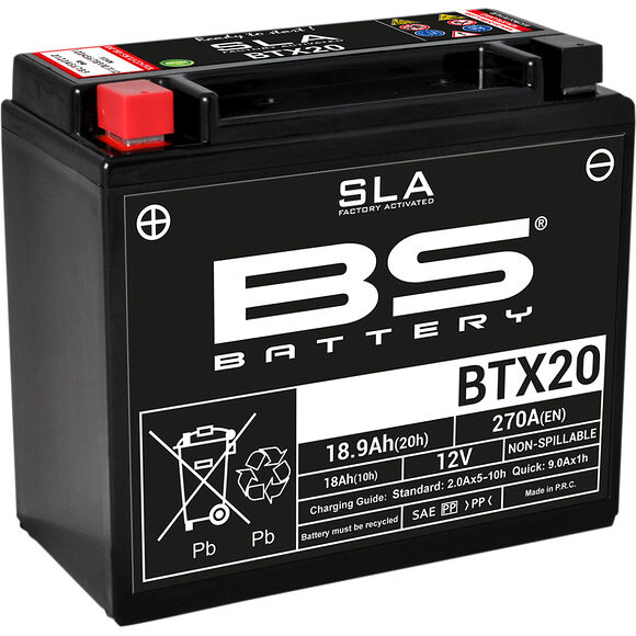 BS Batterier BS ATV Batteri BTX20 SLA 12V (YTX20)