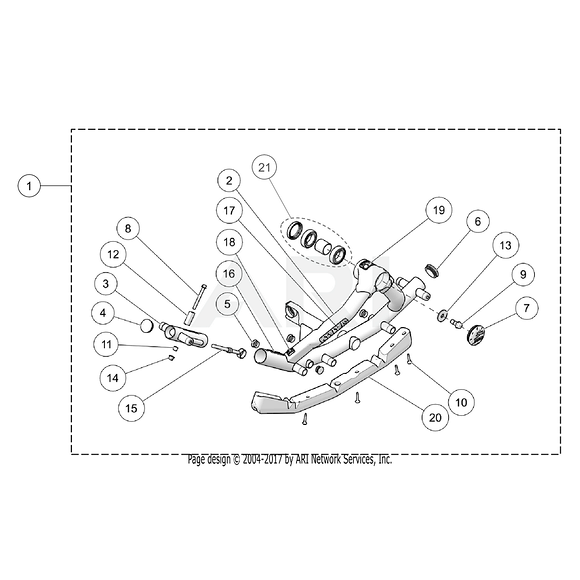 CAMSO Camso lagersett ramme T4S/R4S/X4S