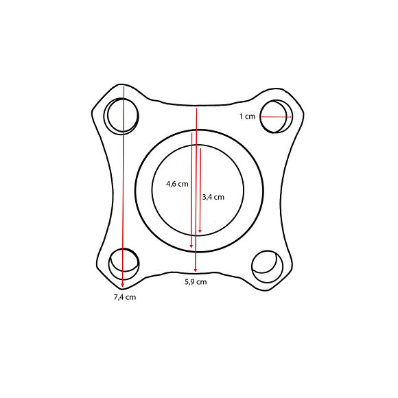 CF MOTO Kardanaksel Front CF Moto 450/520