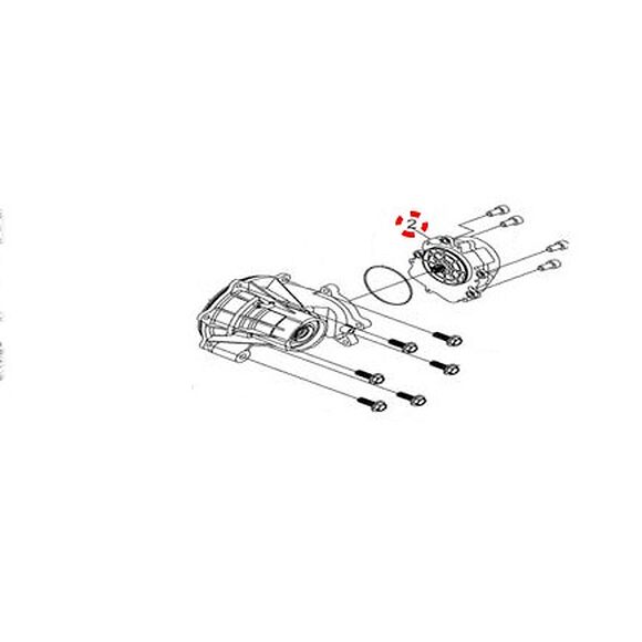 CF MOTO Motor firehjulsdrift CF Moto 500/Allroad 500 CF Moto 500/550