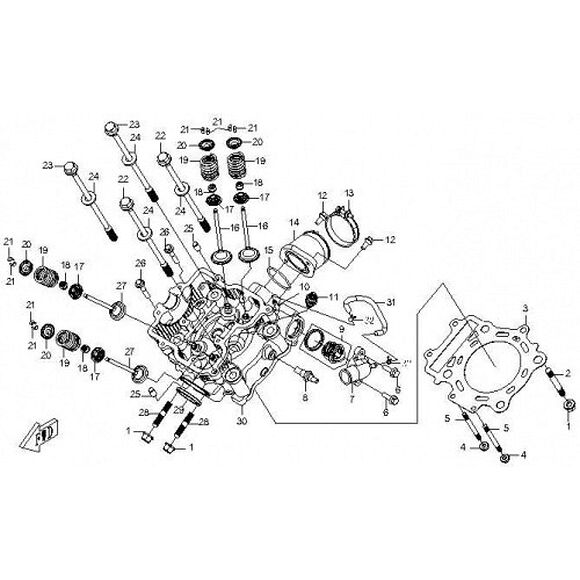 CF MOTO O-Ring innsugsgummi CF Moto Allroad 500