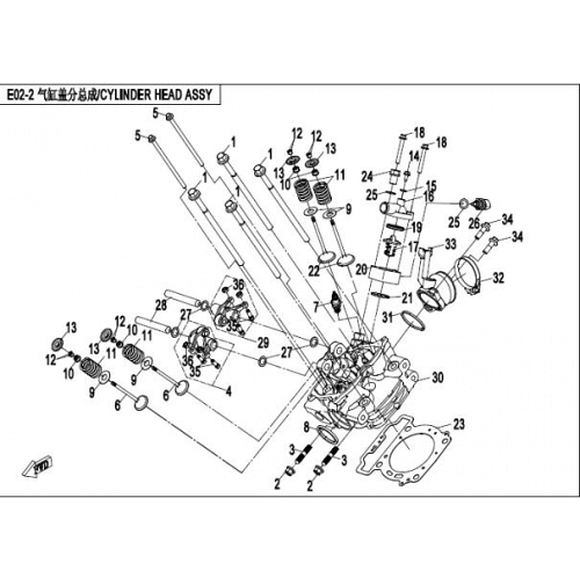 CF MOTO O-Ring innsugsgummi CF Moto C Force 450/520/550