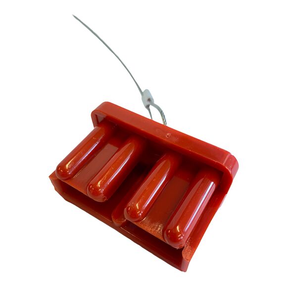 ATV LAB Støv-/smussbeskyttelse Batterikontakt 175A Hard Rød