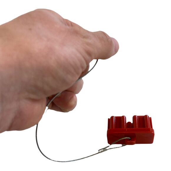 ATV LAB Støv-/smussbeskyttelse Batterikontakt 175A Hard Rød