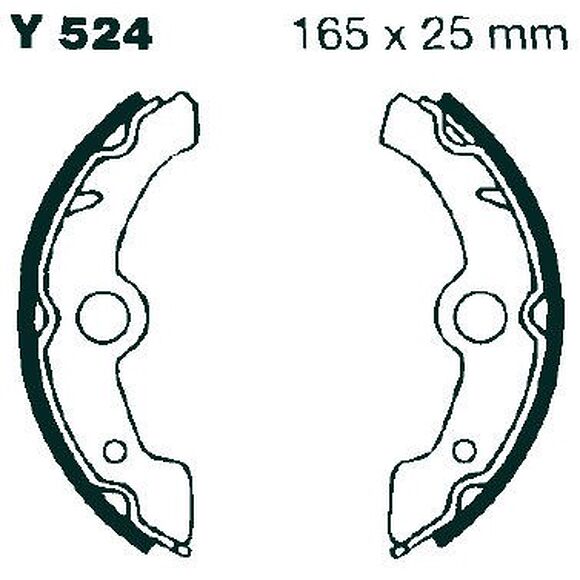 EBC Bremsesko foran Yamaha YFM350/400