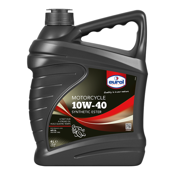 EUROL Eurol Motorcycle 10W-40 Delsyntetisk 4L