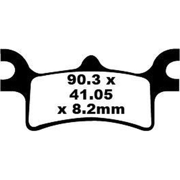 EBC Bremseklosser FA314 Polaris bak