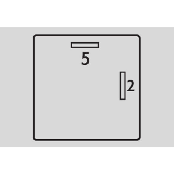 FLOSSER Blinkrelé LED 12V 2 kontakter maks 30W