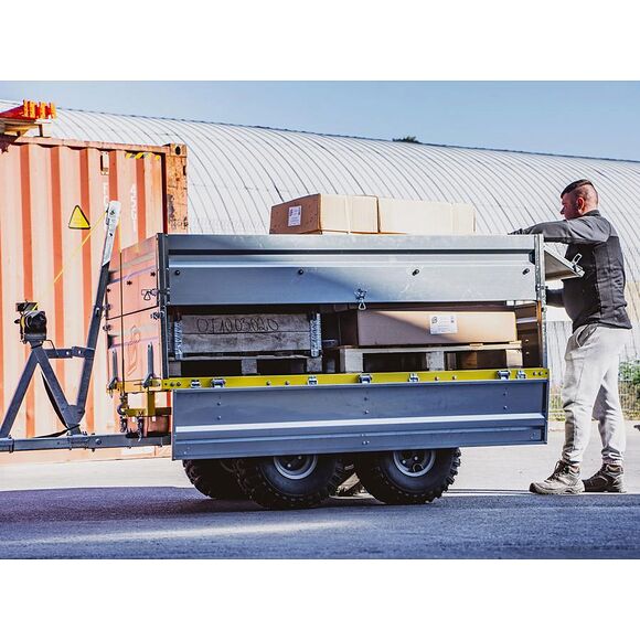 Iron Baltic (IB) Hevningsplater IB Flakvogn Boggi 1200 Høybygget