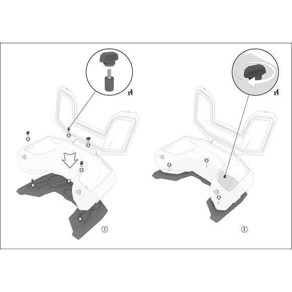 Tesseract GKA Transportbox Bak Polaris 450/570