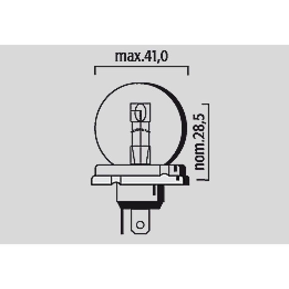 Bosma Lyspære P45T 12V 45/40W