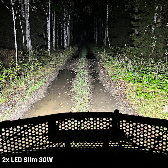 HBA 2st Arbeidsbelysning Slim Reflektor 30W / 2520 Lumen med strømledning