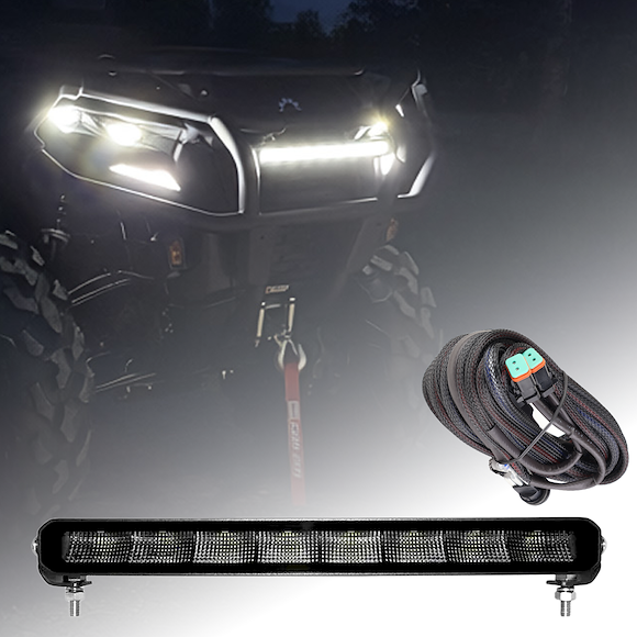 HBA Lysramp 15 Tommer 80W / 7360 Lumen med Kabelsett