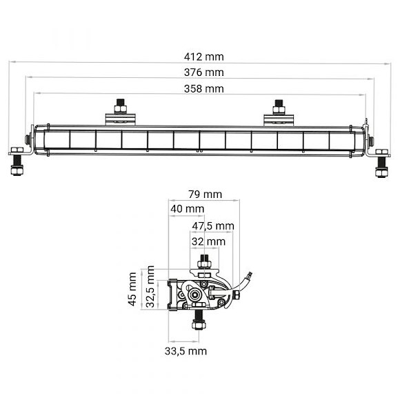 HBA ATV Belysningssett Large