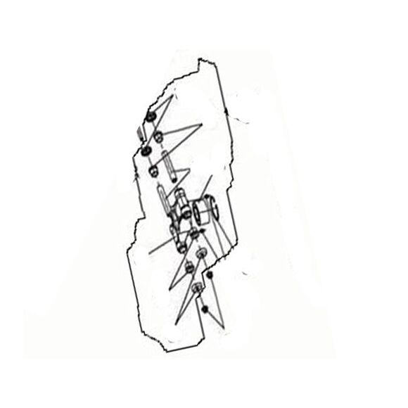 CF MOTO Hjulnav bak CF Moto 500