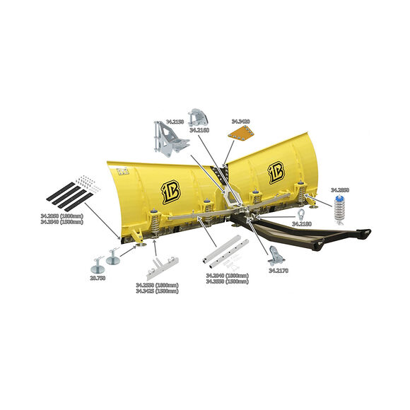 Iron Baltic (IB) Ploghode Iron Baltic V-Plog 150/180 GEN II