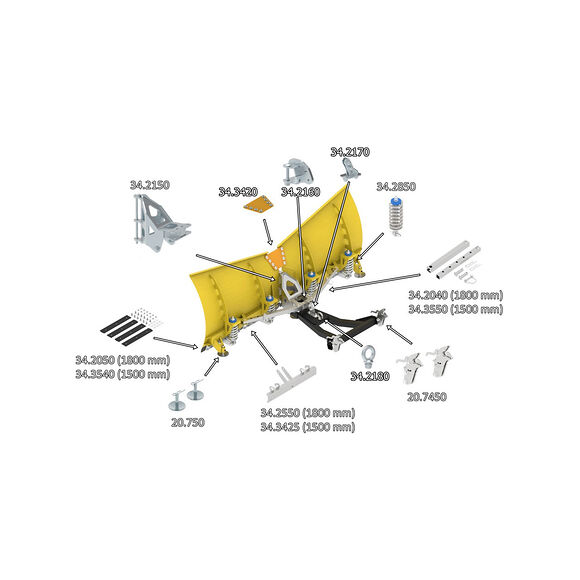 Iron Baltic (IB) Ploghode Iron Baltic V-Plog 150/180 GEN II