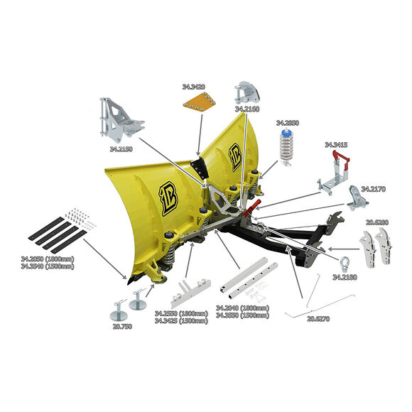 Iron Baltic (IB) Ploghode Iron Baltic V-Plog 150/180 GEN II