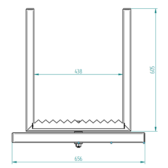 Iron Baltic (IB) Roterbar lastebærer til Lunningsvogn