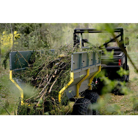 Iron Baltic (IB) IB Planhenger Boggi ATV Offroad 1200 med Tippkran & Elektrisk Vinsj