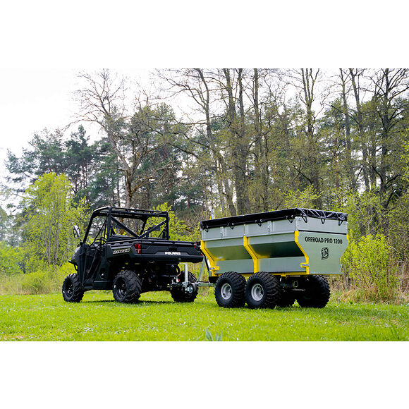 Iron Baltic (IB) IB Planhenger Boggi ATV Offroad 1200 med Tippkran & Elektrisk Vinsj