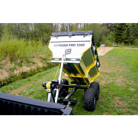 Iron Baltic (IB) IB Planhenger Boggi ATV Offroad 1200 med Tippkran & Elektrisk Vinsj