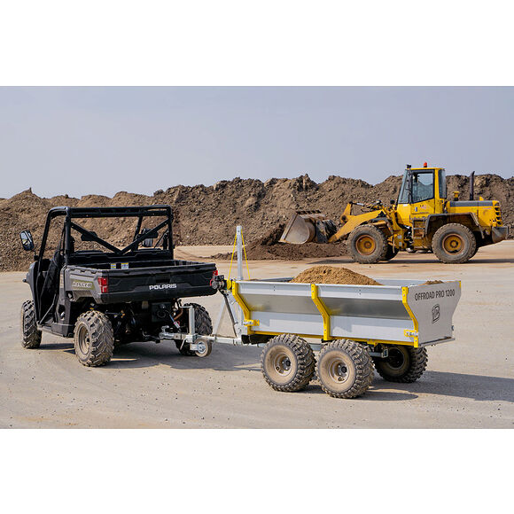 Iron Baltic (IB) IB Planhenger Boggi ATV Offroad 1200 med Tippkran & Elektrisk Vinsj