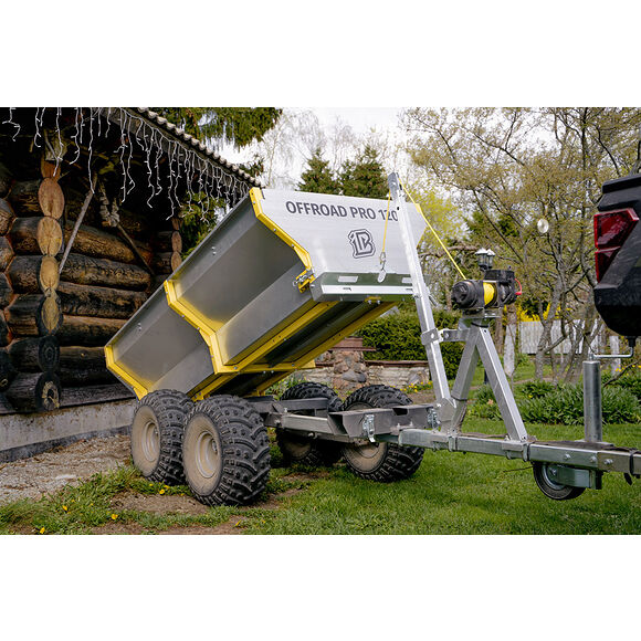 Iron Baltic (IB) IB Planhenger Boggi ATV Offroad 1200 med Tippkran & Elektrisk Vinsj